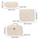 thumbnail image 2 of Bolsa de maquillaje acolchada para mujer bolsa de cosméticos estética bolsa de aseo bonita de gran capacidad, 2 of 9