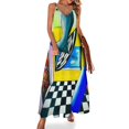 thumbnail image 1 of Vestido sin mangas de viaje de dimensión vestidos para ocasiones oficiales vestidos de lujo ropa de verano para mujer, 1 of 7