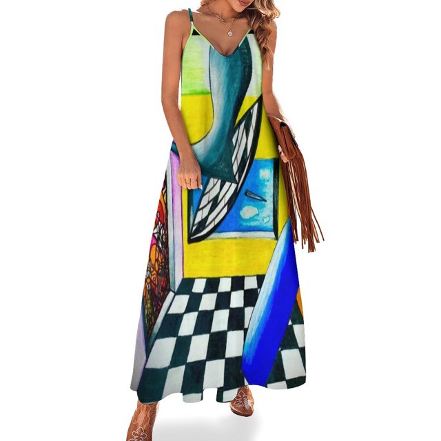 Vestido sin mangas de viaje de dimensión vestidos para ocasiones oficiales vestidos de lujo ropa de verano para mujer