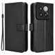 thumbnail image 1 of KAIYANG Para Xiaomi 14 Pro Funda con textura de diamante de piel sintética para teléfono inteligente Carcasa tipo billetera Estilo A Xiaomi 14 Pro Negro, 1 of 5
