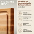 thumbnail image 3 of John Boos CB Reversible Wood Cutting Board with Juice Groove, Maple, 3 of 9