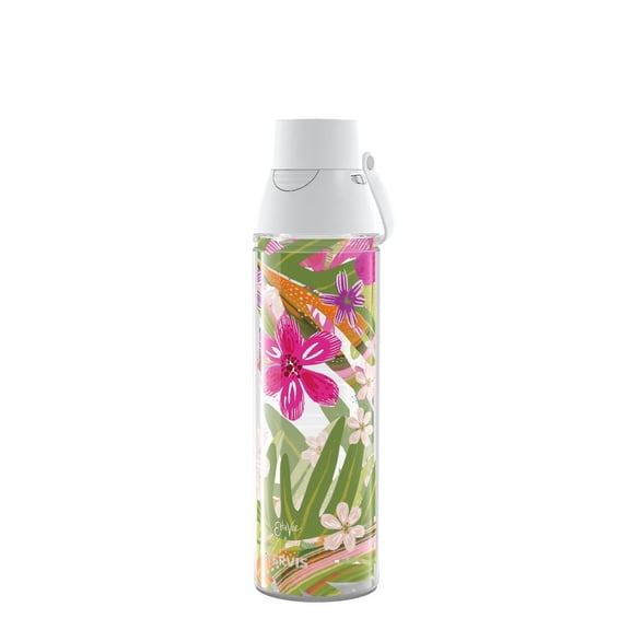 Tervis Venture Lite Etta Vee Garden Glory Made in USA Double Walled Insulated Tumbler Travel Cup Keeps Drinks Cold & Hot, 24oz Water Bottle, Classic