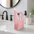 thumbnail image 4 of Leodye 1PCS Waterproof Standing Travel Toiletry Bag, Hanging Design Multifunctional Organizer Case for Men Women Cosmetics Bathroom Sundries -8.66×5.12×5.12in, 4 of 6