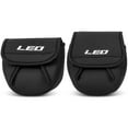 thumbnail image 1 of LEO Premium SBR Spinning Reel Pouch Set - Small & Medium Sizes, Soft Protective Cover with Ventilation & Handle Slots for Fishing Gear Storage, 1 of 6