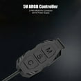 thumbnail image 3 of Contrôleur 5v ARGB Alimentation 5v 3Pin Vitesse Auto-Ajustable Luminosité Mini Ventilateurs PC ARGB, 3 of 8