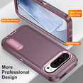 thumbnail image 5 of For Google Pixel 9 Pro XL Military Grade Dual Layer Shockproof Phone Case Build With Kickstand Dustproof Drop Proof Protective Cover for Pixel 9 Pro XL 2024 6.8"(Purple/Pink), 5 of 8