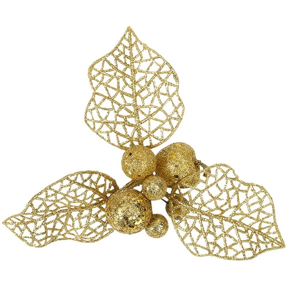 OUNONA  10 Pcs Fake Flowers Christmas Decorations Garlands