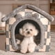 thumbnail image 4 of Foldable Dog House Kennel Bed Mat For Small Medium Dogs Cats Winter Warm Cat Bed Nest Pet Products Basket Pets Puppy Cave Sofa ShopWise Round, 4 of 20