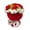 Red, variant on Ruanlalo Crochet Rose Flower Bouquet Decoration Handmade Knitting Floral Ornament Finished Hand Woven Flower Table Centerpiece