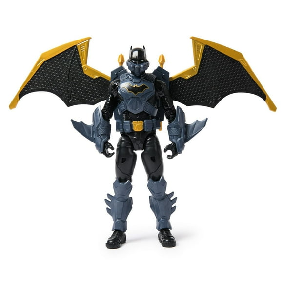 DC Comics, Batman Adventures, Night Sky Batman Action Figure with Expandable Wings and 7 Armor Accessories, 17 Points of Articulation, 12-inch, Super Hero Kids Toy for Boys & Girls, Night Sky Batman