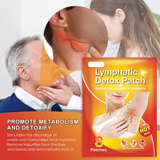 Parche para el seno, 8 piezas/bolsa Parche de desintoxicación linfática Parche de desintoxicación linfática Almohadillas para ganglios linfáticos meticulosamente diseñadas
