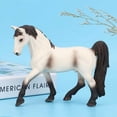thumbnail image 4 of Greensen Simulation Solid Horse Figurine Plastic Animal Model Kid Children Educational Toys, 4 of 8