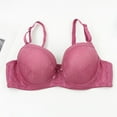 thumbnail image 5 of Kukoosong Underwire Bras for Women Fashion Women's Solid Color Maternity Sleeping Underwear with Underwear Daily Bra, Sizes 80E, 5 of 6