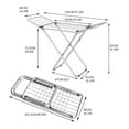 thumbnail image 2 of Hangers X-type Floor Drying Rack Balcony Folding Drying Rack Indoor And Outdoor Installation Drying Rack, 2 of 9