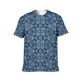 thumbnail image 3 of OUSIMEN Men's short-sleeved printed T-shirt, 3 of 7