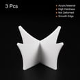thumbnail image 3 of Uxcell 4.7" Acrylic Ball Display Stand Holder for Football Basketball White 3 Pack, 3 of 6