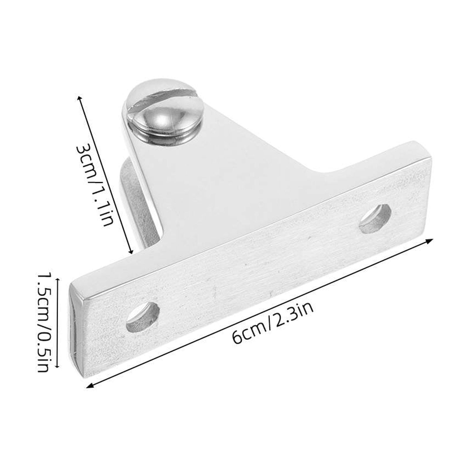 ELAYARD 2-Pack Marine Grade 316 Stainless Steel Boat Hinges for Kayak Track Accessories, Hardware for Watercraft