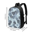 thumbnail image 4 of YFYANG 17" Laptop Backpack, Blue Abstract Geometry Fashion Travel Work Backpack with USB and Headphone Cable Interface for Men and Women, 4 of 8