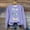 Purple, variant on POROPL Womens Long Sleeve Tops Crewneck Sweatshirts Long Sleeve Sweatshirt Loose Fitting Print Pullover Tops Casual Fall Outfits