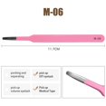 thumbnail image 1 of Natuhana Pinces Rouges Roses Pinces en Acier Inoxydable Haute Précision Anti-Statique pour Extensions de Cils Maquillage, 1 of 5