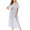 Blue, variant on Tauxra Women Lace Midi Dress for Dates, Romantic Off the Shoulder Ruffle Sleeve Smocked Waist Flowy Dress with Split Hem, Elegant and Comfortable Spring Summer Dress foWear