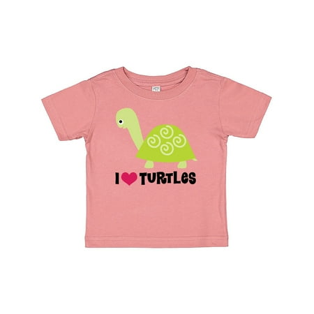 

Inktastic I Love Turtles Cute Kids Gift Baby Boy or Baby Girl T-Shirt