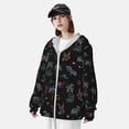 thumbnail image 5 of Kdxio Hawaiian Style Print Women Men Sun Protection UPF 50+ Jackets Zip Up Long Sleeve Hoodie Hiking Lightweight with Pockets, 5 of 8