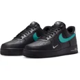 thumbnail image 3 of Ni&ke Air Force 1 07 Low Black Blue Lightning Sneakers Top One Trainers Men Size, 3 of 6