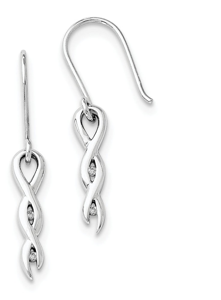 925 Sterling Silver Black White Diamond Drop Dangle Chandelier Post Stud Earrings Fine Jewelry For Women Gifts For Her 
