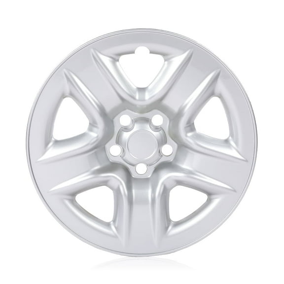 CROSSDESIGN 17" Silver Plaste Wheel Hub Caps Full Rim Skin Cover Fit for 2006-2012 Toyota RAV4