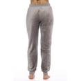 thumbnail image 2 of Just Love Women's Velour Plush Jogger Pants - Soft and Cozy Lounge (Nickel Cement, 1X Plus, Regular), 2 of 2