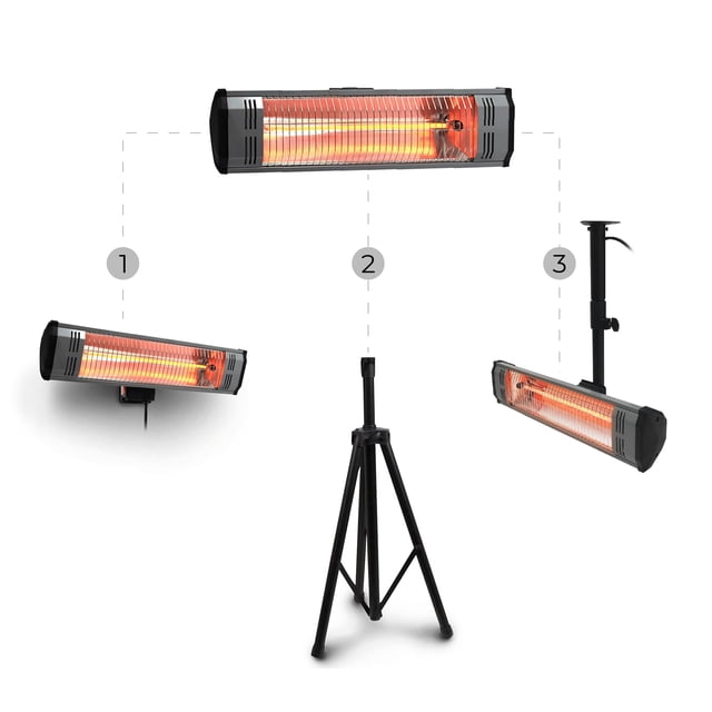 Calentador infrarrojo Heat Storm Tradesman 1500W con trípode combinado