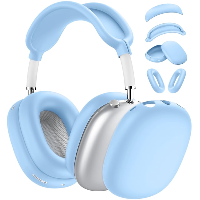 Funda de Silicona para AirPods Max 2024 USB-C Azul Cielo