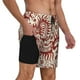 thumbnail image 2 of Balery Dragons1 Bañador para hombre, shorts de playa de secado rápido con entrepierna y forro de compresión-Large, 2 of 6