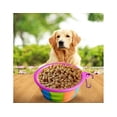 thumbnail image 3 of Cuencos plegables para perros, portátiles con mosquetón para mascotas 2 piezas, 3 of 5