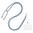 thumbnail image 1 of Unique Bargains Phone Lanyard with Transparent Patch, Gray & Blue, 1 Count, 1 of 5