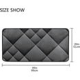 thumbnail image 3 of Area Rugs Carpet for Bedroom Floor Kitchen Rugs Dark Gray Geometry Door mat Bedside Runner Rug Living Room Washable Non Slip 39×20in, 3 of 7