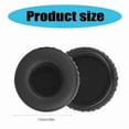 thumbnail image 4 of 1Pair Earpads Protein Leather Ear Pad Ear Cushions Cover Memory Foam Earmuffs for Marley Positive Vibration 2 Headsets, 4 of 11