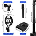 thumbnail image 2 of unbranded Micrófono Soporte Para Con Clip Y Base Estable Para Grabaciones Y Reuniones En Casa, 2 of 7