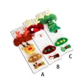 thumbnail image 4 of Injueey 4 unids/set Clip de pelo de Navidad lindo Festival Navidad Año Nuevo trabajo foto Cosplay decoración horquilla accesorios regalos mujeres Kits de decoración para fiestas Árbol de Navidad Injueey HA069799-03, 4 of 6