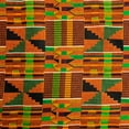 thumbnail image 2 of FWD 44" 100% Cotton Sewing & Craft Fabric By the Yard, Orange, Green and Black, 2 of 4