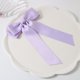 thumbnail image 1 of Pinza de seda con lazo de doble capa grande | Textura satinada elegante, colores macaron hechos a mano, accesorio duradero durante todo el día, moño y coleta, ropa de fiesta y formal, 1 of 1