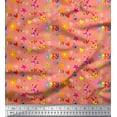 thumbnail image 1 of Soimoi Modal Satin Fabric Birthday Theme Party Printed Fabric 1 Yard 42 Inch Wide, 1 of 3