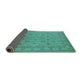 thumbnail image 2 of Ahgly Company Indoor Rectangle Oriental Turquoise Blue Traditional Area Rugs, 8' x 10', 2 of 4