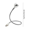 thumbnail image 2 of VQPeo USB Night Light for Laptop Keyboard – Flexible Metal Gooseneck Desk Lamp for Reading, Work, and Travel – Portable LED Task Light with USB Power, 2 of 5