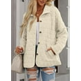 thumbnail image 4 of Women's Lightweight Diamond Quilted Jacket Casual Winter Open Front Button Down Puffer Coat Outwear Cardigan, 4 of 12