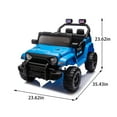 thumbnail image 2 of Ambifirner 12V Kids Powered Ride on Car with Parent Remote Control, Electric Battery Powered Ride on Toys w/ 3-Speed, Suspension, LED Lights, Music, Bluetooth, MP3, 2 of 9