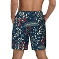 thumbnail image 4 of Goofa Merry Christmas Printed Men's Swim Trunks Board Shorts Quick Dry Mens Swimming Trunks with Compression Liner,Breathable Fit Hawaii Beach Shorts-X-Large, 4 of 9