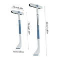 thumbnail image 3 of Snow Brush, Ice Scraper, Car Snow Shovel, Retractable Aluminum Alloy, 360° Rotating Head, Extendable Handle for SUVs Trucks, 3 of 6