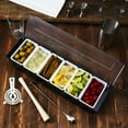 thumbnail image 5 of True Garnish Caddy, Plastic Bar Caddy with Lid for Cocktail Drink Garnishes, 5 of 7